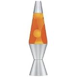Lava Lamp 20 oz - White Wax with Orange Liquid