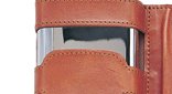 Review Simran  / Simran 819-OT Ajmer 4 oz. Stainless Steel Flask In Brown Leather Golf Accessory Pouch