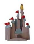 Cinderellas Castle Antenna Ball Topper