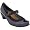 NAVY PATENT LTHR/NAVY NUBUK