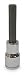 Westward 1EZN4 Hex Bit Socket, SAE, 1/2 In Dr, 1/2 In