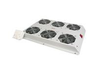 DIGITUS Dachluefter 48,3cm 19Zoll fuer Serverschraenke 6Luefter grau inkl. Thermostat Preisvergleich