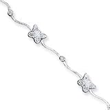 Sterling Silver Butterfly Slide