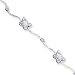 Sterling Silver CZ Butterfly Bracelet