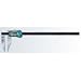 Brown & Sharpe TESA 00530224 LCD IP67 Electronic Caliper with Rounded Measuring Faces, Stainless Steel, 0.01mm Resolution, 0-500mm Measuring Range