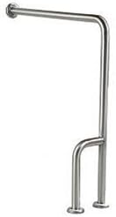GBS Wall to Floor with Outrigger Grab Bar (1-1/2" X 30" X 33" Right Hand Shown, Left Hand Opposite)
