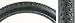 TIRES Sunlite 16X1.75 BLACK/WHITE STREET K123