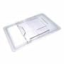 Cambro Camwear Sliding Lid, 12" x 18", 6/PK, Clear, 1218SCCW-135