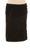 Lilo Maternity Short Sateen Cotton Pencil Skirt