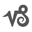 CAPRICORN ZODIAC SIGN Temporary Tattoo 2x2