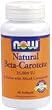 Beta Carotene (Natural) 25000 I.U. D. salina with Mixed Carotenoids by Now Foods 90 Softgels