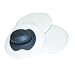 Carrand 40122 The Gripper Terry 5" Round Applicator Pad