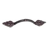 Laurey 25078 Cabinet Hardware 3-Inch Leaf Pull, Weathered Antique Bronze