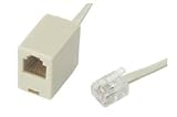7 ft Modular Extension Cord, Straight Wired, RJ11 (6x4)
