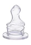Nuk - Biberons et T�tines - 2 t�tines silicone pour liquides �pais - 6/18 mois - Taille 2