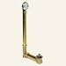Mountain Plumbing Products 22 in. Solid Brass Lift , Turn Bath Waste , Overflow Trim Kit - HBDWLT22/