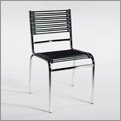 Euro Style 0-2660 Bungie-S Stacking Chrome/Black