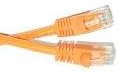 (10 PACK) CROSSOVER 5 FT RJ45 CAT 5E MOLDED NETWORK CABLE - ORANGE