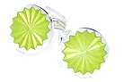 Sterling silver handmade cufflinks with enamel