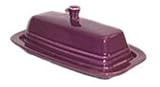 Fiesta 494 7 1 8 inch Covered Butter Dish, Heather