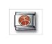 Basketball Orange Classic Enamel, Italian Charm by Nomination Charms