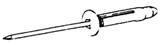 3/16 Black G.M. Body Panel Rivet (15 count)
