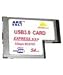 Express card 54mm To 2 Port USB 3.0 expresscard
