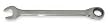 Westward 1LEA5 Ratchet Box Wrench, 12 Pt, 3/4 In, 10 OAL