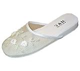 Mesh Chinese Slippers for weddings And Casual Wear (White)