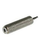 Cables To Go - Audio adapter - mini-phone stereo 3.5 mm (F) - sub-mini phone stereo 2.5 mm (M) - metallic silver