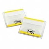 3M COMMERCIAL OFFICE SUPPLY DIV. / Durable Filing Tabs, 2x1-1/2, 50/PK, Yellow / MMM686F50YW / Sold as / Mfr Part # 686F50YW