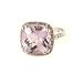 14K White Gold 7.5 Carat Cushion Cut Pink Amethyst title=