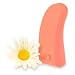 Natural Contours 1341 Petite Vibrator, Tangerine Orange