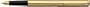 Sheaffer Agio Straight Line Chased Gold Fine Point Fountain Pen - SH-462-0F