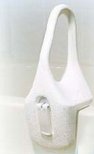 Plastic Bathtub Rail, White Color, Size: 12 inches, by Drive Medical - 1 ea