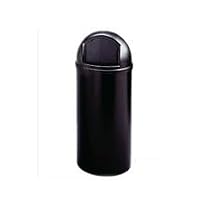 Rubbermaid-Brown Marshal Fire Resistant Plastic Containers 25 Gallon (8170-88BN) Category: Fireproof Trash Cans