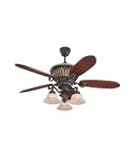 IMAGE OF Monte Carlo 5SCR60RB3 Stirling Castle 3+4 Light 5 Blade Ceiling Fan in Roman Bronze