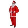 Weihnachtsmannkost�m 5tlg. - Komplettes Weihnachtsmannanzug