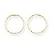 14k Small Endless Twisted Hoop Earrings - Measures 15x15mm