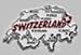 Switzerland Country Outline Refrigerator Magnet, Approximate Size 2 inch x 3 inch