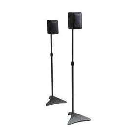 Atlantic Satellite 77305018 2 Speaker Stands (Black) by 