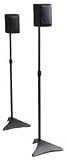 Atlantic Satellite 77305018 2 Speaker Stands (Black)