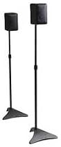 Atlantic Satellite 77305018 2 Speaker Stands (Black)
