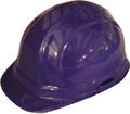 Omega II Cap Style Hard Hats with Pin Lock Suspensions - Purple