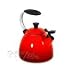 Le Creuset Enamel-on-Steel Halo 1-1/2-Quart Teakettle, Cherry