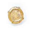 14K Gold Coin Tie Tack