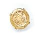 14K Gold Coin Tie Tack