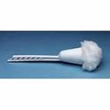 Value-Plus Cone Bowl Mop, White, 12 Plastic Handle.