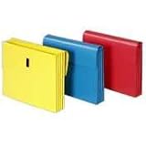 GLW12560 Wallet With Flap, 3-1/2Expansion, Legal, Blue