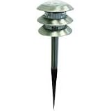 SS 3 TIER SOLAR LIGHT SET 2 PK